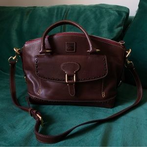 NWOT Dooney & Bourke Florentine Leather Pocket Satchel